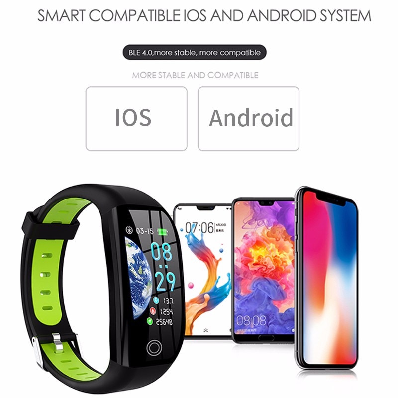GPS Fitness Tracker Mit Blutdruck Messung Armbinde Gesundheit Cardio Sport Herz Bewertung Blut Pedometer Clever Armbinde