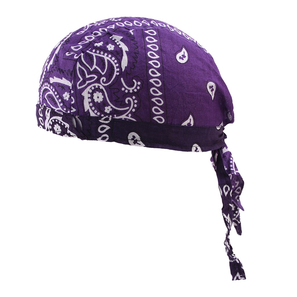 Vrouwen Mannen Durag Haaruitval Slaap Headwrap Pirate Skull Cap Bandana Beanie Hoed