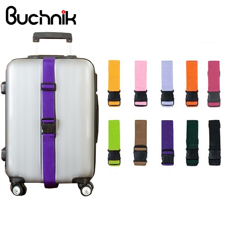 Fixed Telescopic Luggage Strap Travel Accessories Suitcase Belt Trolley Adjustable Security Scalable Bags Parts Case Supplies