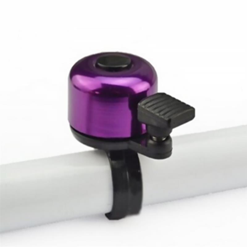 Durable Metal Bicycle Bell Mountain Bike Bells Clear Sound Bell for Bicycle Mountain Bike Children's Bicycle Purple