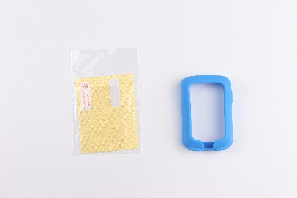 Borde de ciclismo al aire libre 820 funda protectora de goma de silicona para ordenador + película protectora para pantalla LCD para Garmin Edge 820