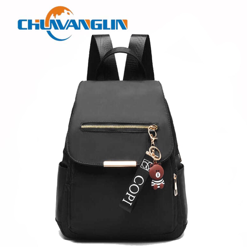 Chuwanglin à prova dwaterproof água mochila feminina sacos de escola para meninas adolescentes alta qualidade moda viagem tote packbag y62105