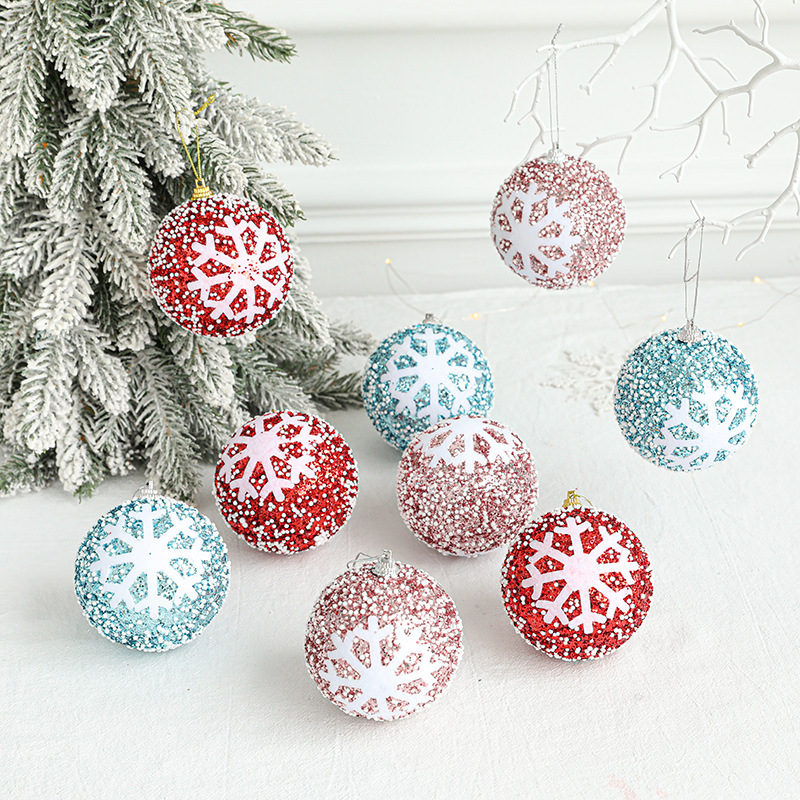 Christmas Decor Ball Bauble Xmas Party Hanging Ball Ornament Decor for Home Christmas Tree Pendants Festival Dress Up Supplies