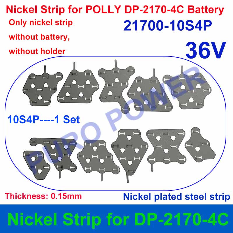Nickel Strip For Polly DP Battery 36V 48V 52V 10S 13S 14S Thickness 0.15mm for DIY DP-6 DP-9 DP-2170-5C E-Bike Battery Pack: Ivory