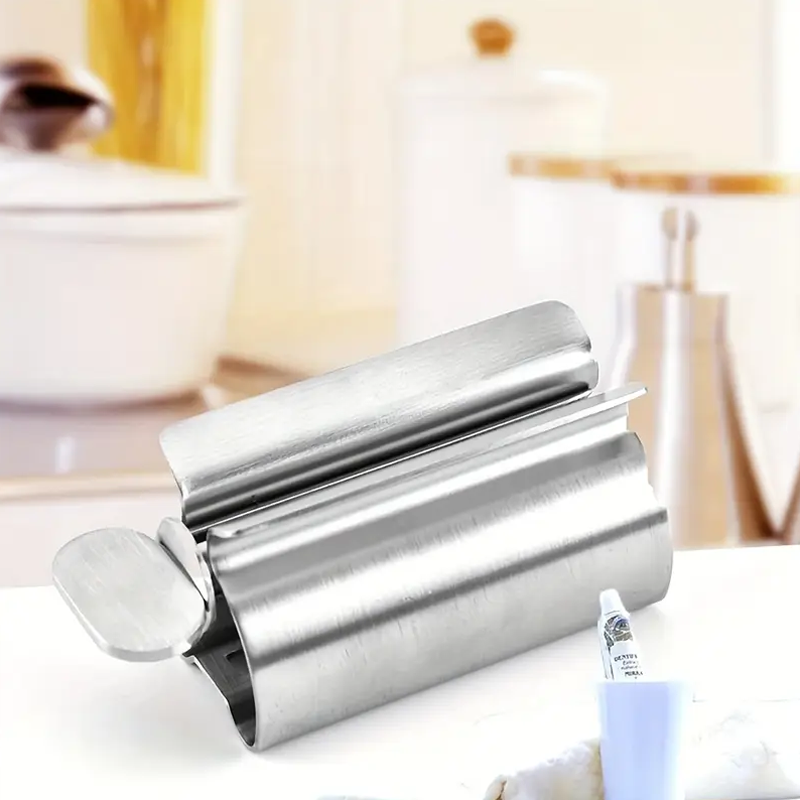 Stainless steel toothpaste squeezer Manual rotation facial cleanser toothpaste squeezer