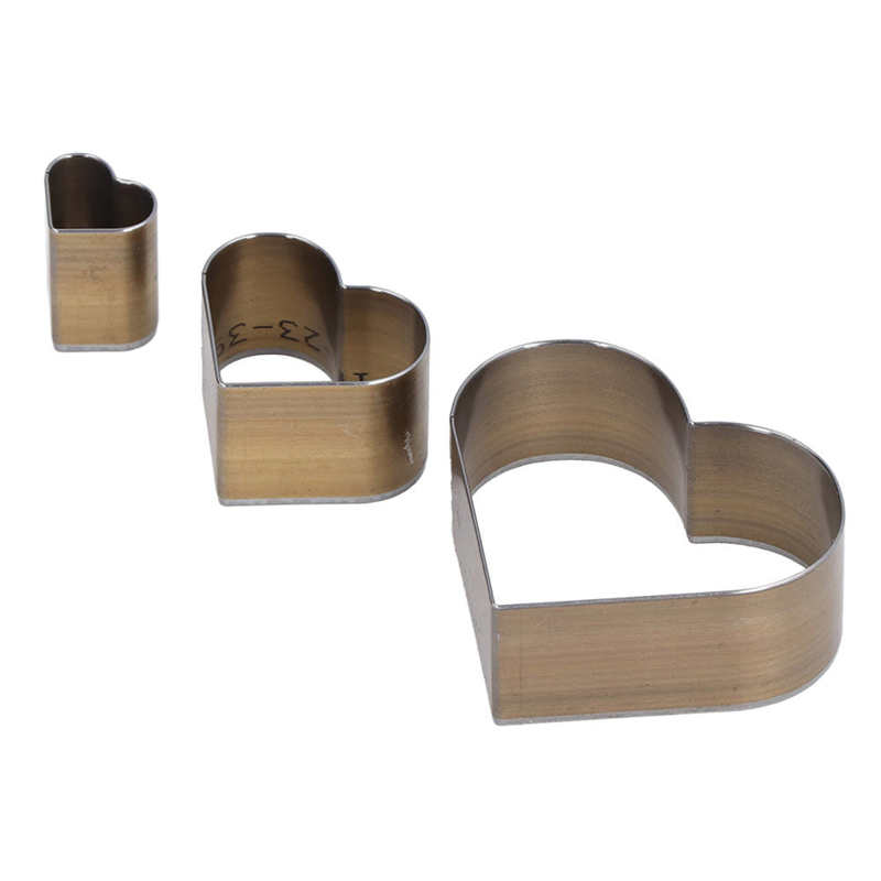 Leather Punch Leather Knife Mould Making Tools for Cutting Leather: Love heart shape
