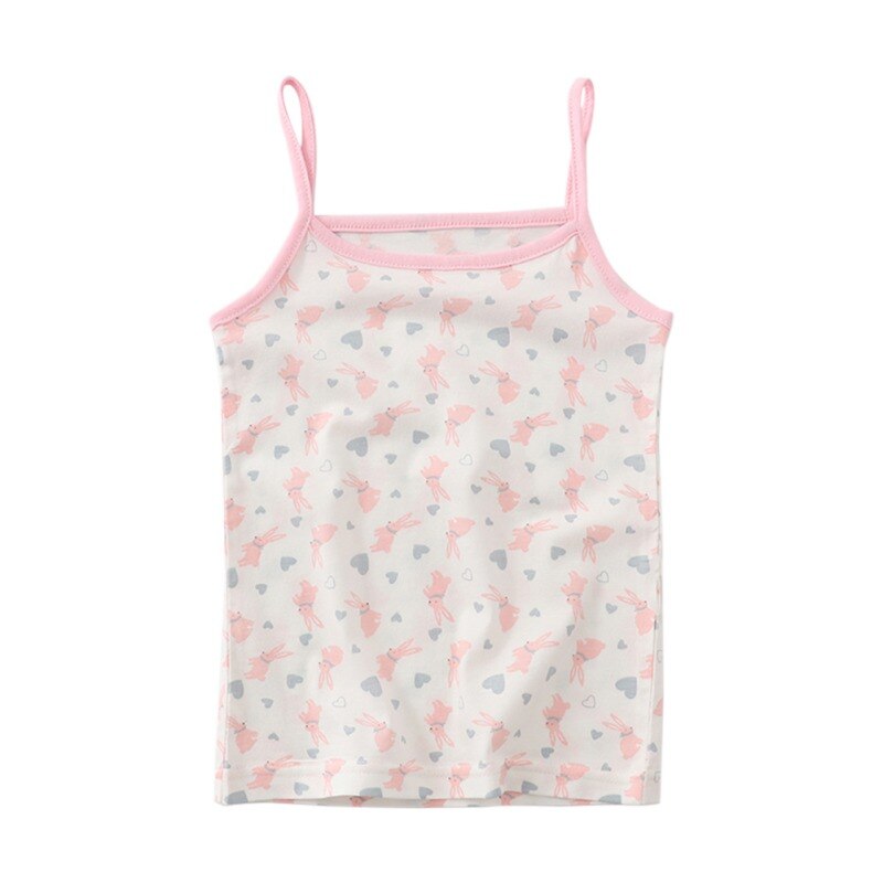 Sommer stil jente undertøy barneklær tank topper til jenter blondere søte bomull jenter kamisole underskjorte 2-8t tenåringe singlets: G / 110