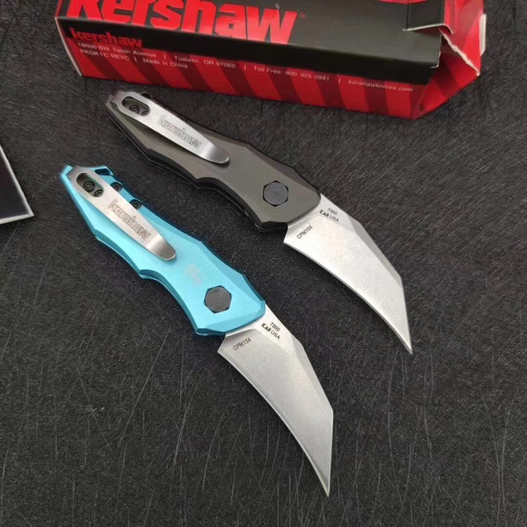 Kershaw 7350 Launch 10 Mes Vouwen, 9Cr18MoV Blade, Aluminium Handvat Met Clip