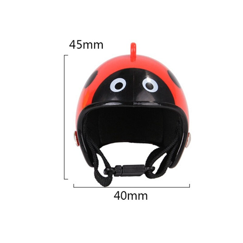 1 pièces en plastique mignon poulet chapeau poulet casque Protection couvre-tête petit animal de compagnie casque oiseau couvre-chef fournitures pour animaux de compagnie chapeau Costume