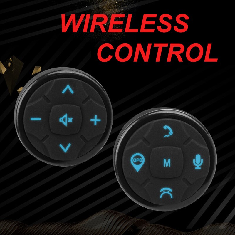 Car Steering Wheel Control DVD Navigation Button Universal wireless Car GPS navigation remote control buttons Car Accessories