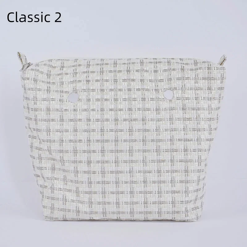 Tanqu Classic Mini Linnen Canvas Organizer Stof Binnenvoering Inzetstuk Voor Obag Mini O Tas Dames Handtas Accessoire: Goud