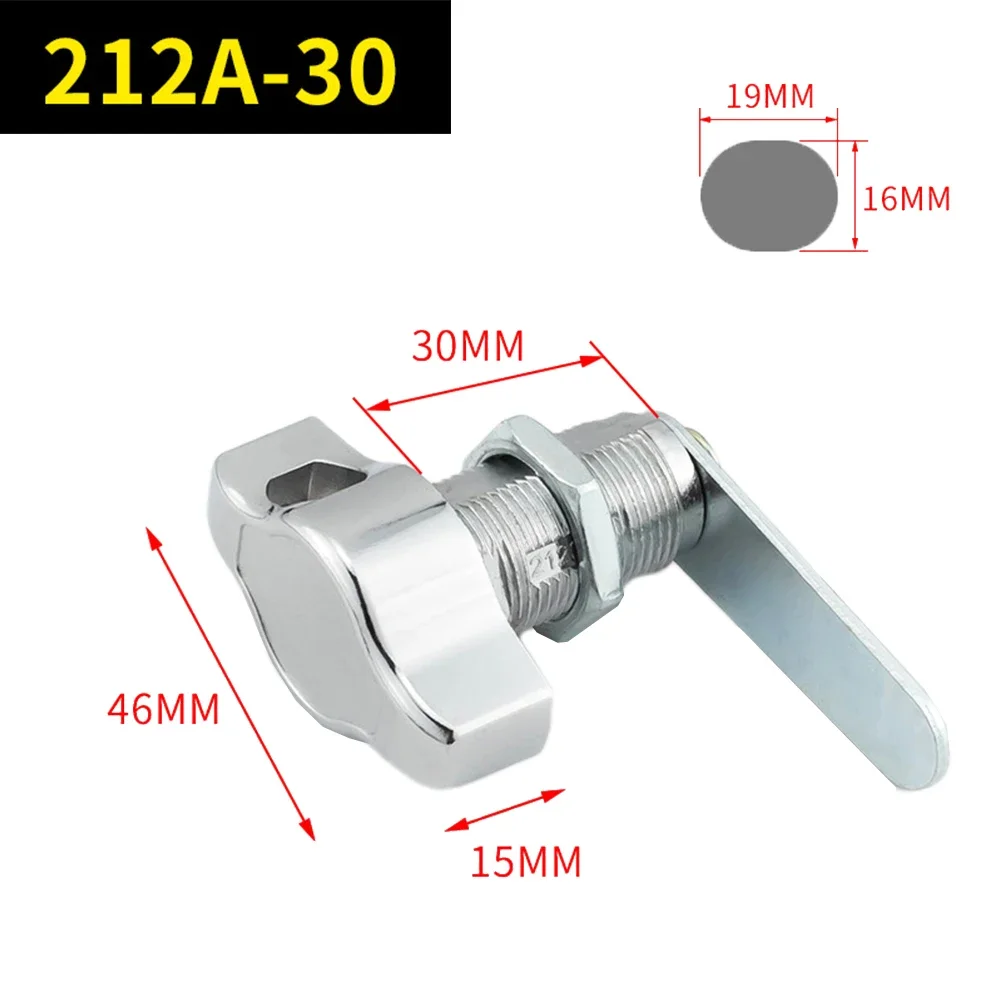 Proper Alignment Cabinet Cam Lock Furniture Cam Lock Furniture Hardware Keyless Mechanism Long-lasting Performance: WHITE