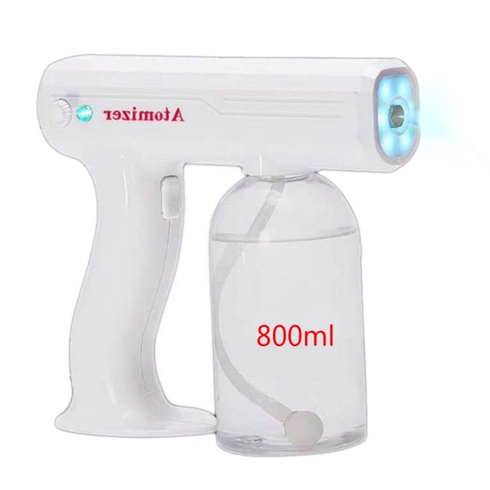 Atomizing Sprayer Sprayer Machine Disinfection Blue Light Nano Steam Spray Gun Disinfection Nano Spray Gun