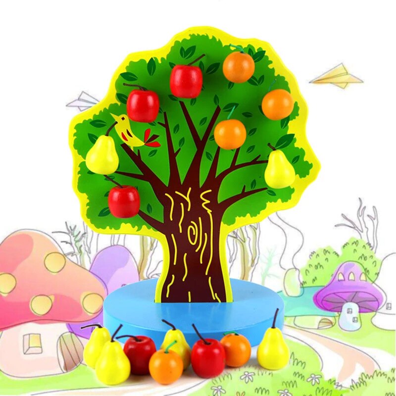 Montessori Puzzel Speelgoed 3D Cognitieve Aardbei Grijpen Vermogen Houten Speelgoed Vroege Educatief Puzzel Vangst Worm Game Baby Speelgoed