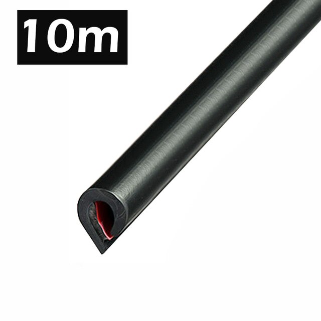 Universal bildörr kant gummi repskydd 5m 10m lister lister skyddslister tätning anti-gnid gör själv bilstyling: 1