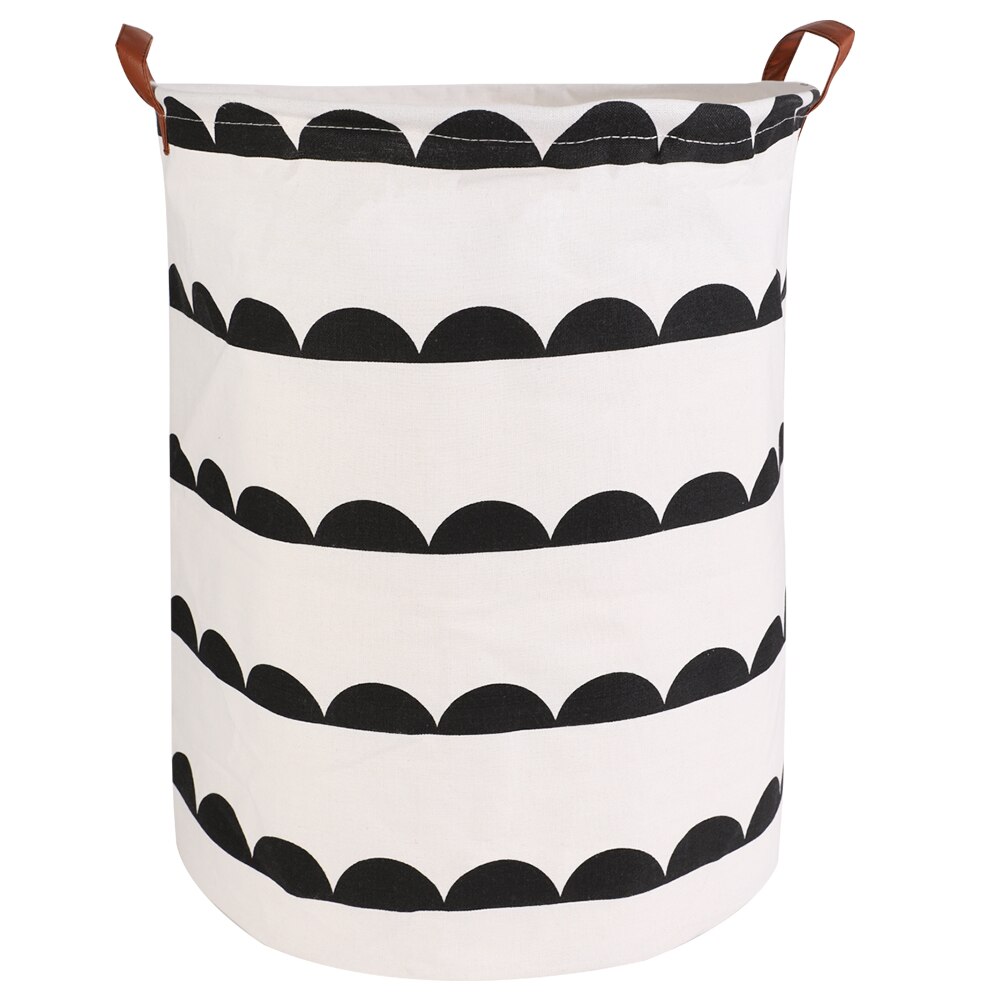 Cartoon Storage Barrel Standing Toys Folding Laundry Basket Clothing Storage Bucket Laundry Organizer Holder Pouch Household