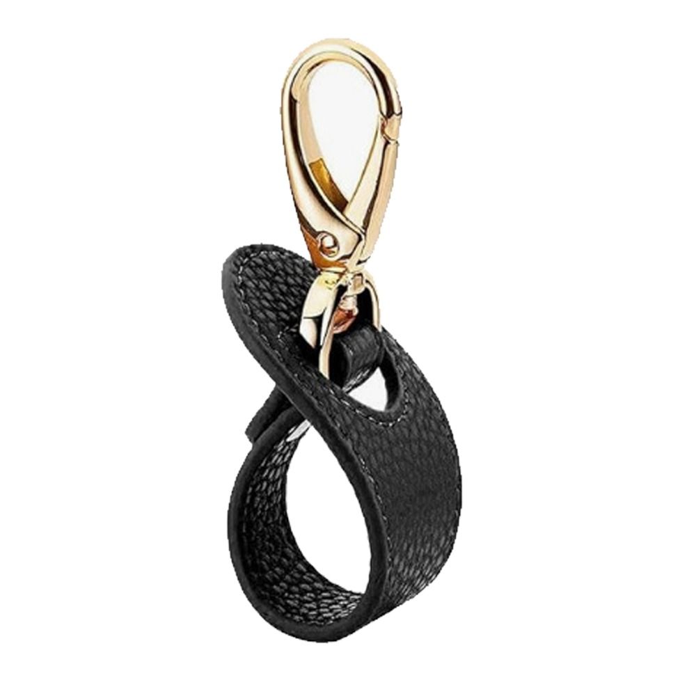 PU Leather Golf Baseball Hat Clip Clips On Bag Solid Color Travel Hat Clip Hat Strap Wallet Buckle Hat Holder Travel Accessory: Rose Gold