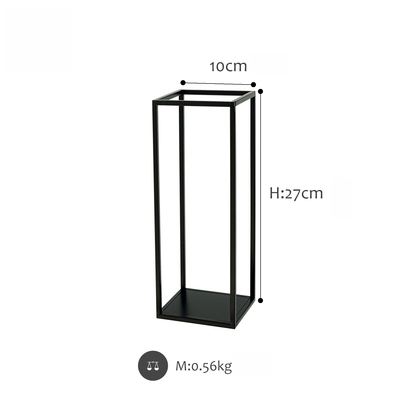 SWEETGO Polygon glas Kasten für kuchen tisch lagerung inhaber Nachtisch Gestelle Durcheinander Rand fällen schmuck Anzeige Tabletts: 27cm