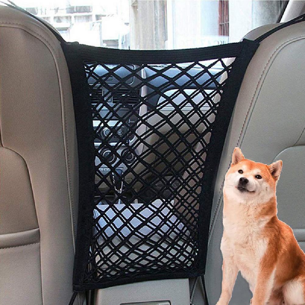 Car Dog Pet Barrier Guard Back Seat Front Seat Barrier, Heavy Duty Car Dog Barrier Vehicle Backseat Mesh Universal Fit: Default Title