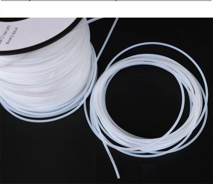 14S 1.68mm x 2.48mm PTFE Tube F46 Insulated Capillary Heat Protector Transmit Hose Rigid Temperature Corrosion Resistance 600V