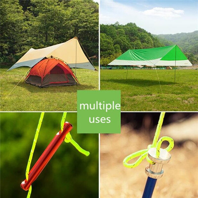 10 Meters 2.5mm Reflective Guyline Camping Tent Rope Runners Guy Line Cord Outdoor Sports Camping Hiking Tent Accessories