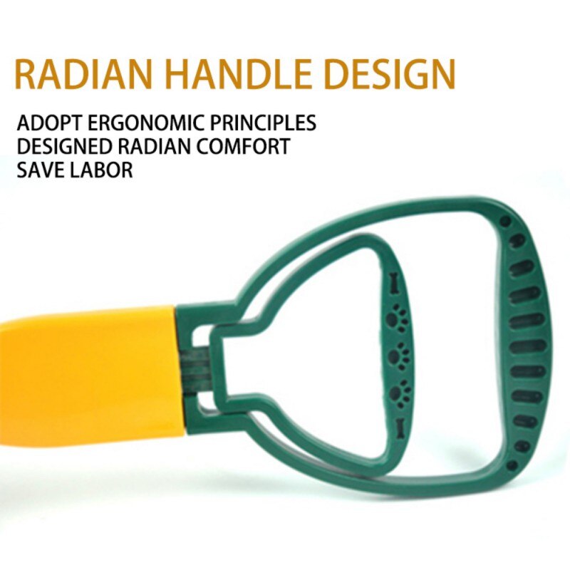 Foldable Pooper Scoop Dog Waste Scoop Sanitary Pickup Remover For Outdoor Pet Puppy Cat Kitten Long Handle Pet Pooper Scooper