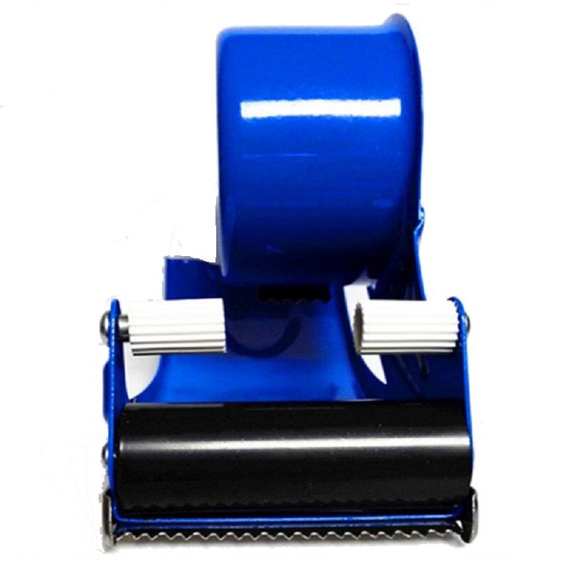 80mm Grote Verpakking Tape Dispenser 3 &quot;Metal Handheld Tape Cutter 3 inch Verpakking Afdichting Dispenser Cutter, willekeurige Kleur