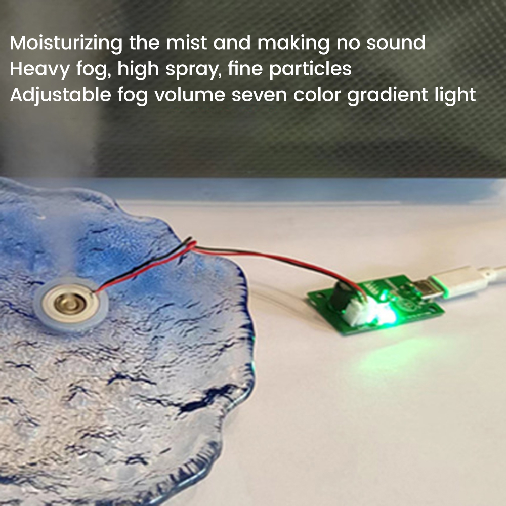DC3-12V USB Mini Humidificateur DIY Analyste Brumisateur et Pilote Circuit Imprimé Brumisateur Atomisation Film Atomiseur Feuille Mini Osccorporelle