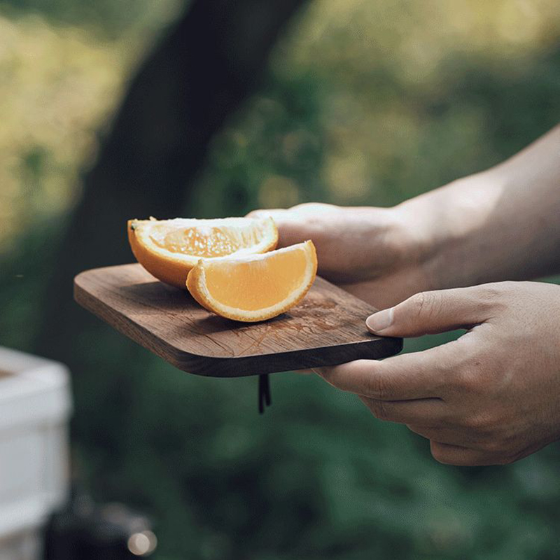 Planche à découper de camping en bois, décoration de cuisine, petit album en bois, escalade de service pour camping-car, fournitures de cuisine, de gril