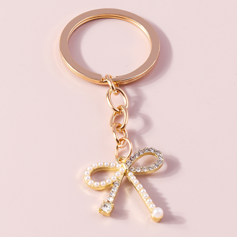 Bella cristallo ciliegia portachiavi strass portachiavi pendenti per le donne ragazze borsetta arredamento incantesimi gioielli fai da te regali: marrone