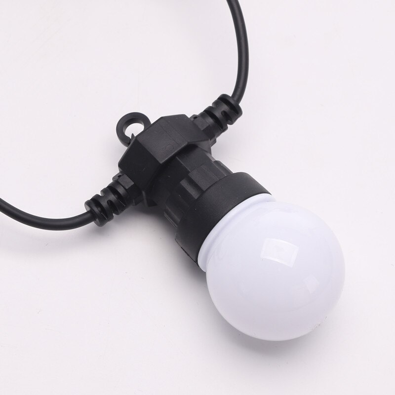 G50 Globe String Lights Backyard Patio Lights Hanging for Bistro Pergola Deckyard Tents Market Cafe Gazebo Porch Letters Party