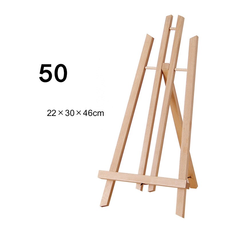 Mini bord staffli caballete de pintura trä konstnär oljefärg staffli stativ konst tillbehör för konstnär akvarell målarbord lienzo: 50