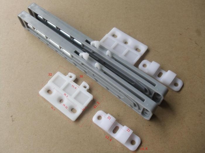 Amortisseur de porte coulissante, 2 pièces/lot, pour garde-robe, placard, placard