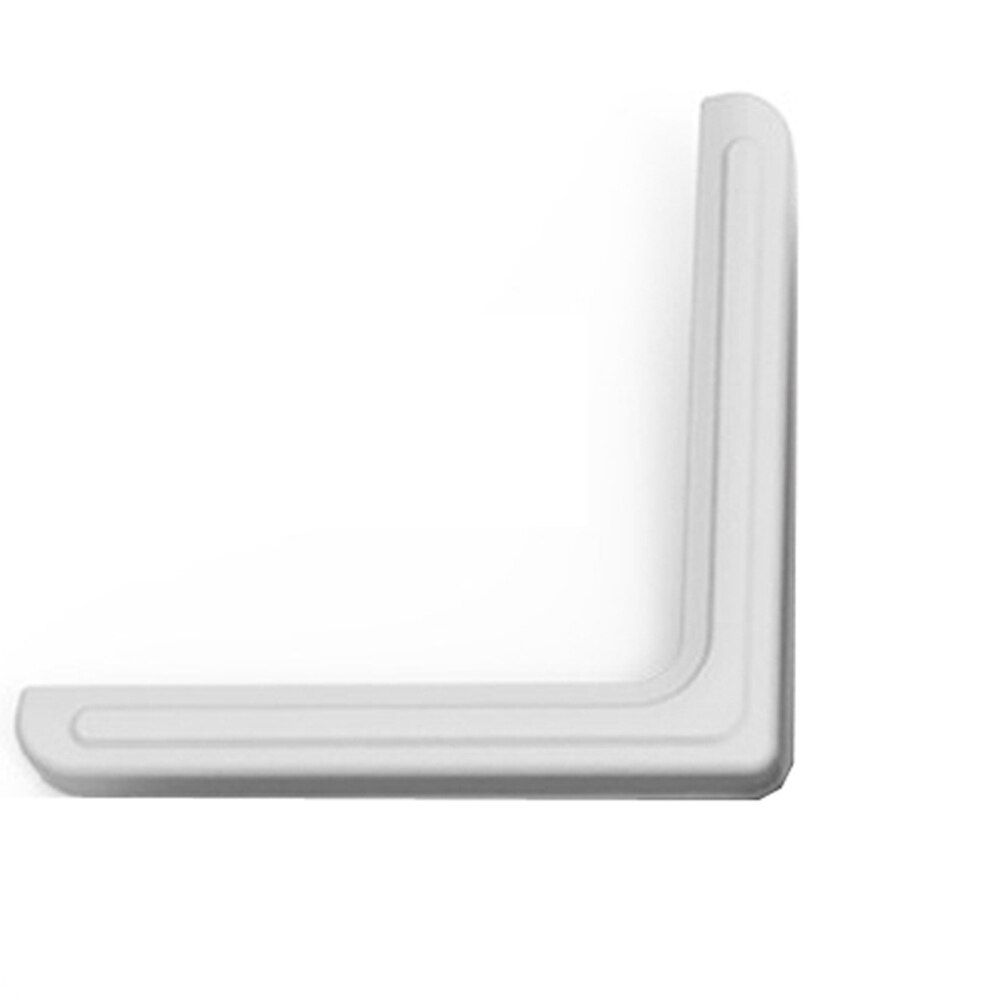 Protector de cabeza antigolpes para ventana de bebé, borde con ángulo de esquina, funda protectora de acero al aluminio, anticolisión, 4 Uds.: S Grey