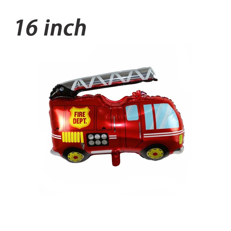 Décorations de table jetable pour cérémonie prénatale et fête prénatale pour adultes et camion de pompier Sam