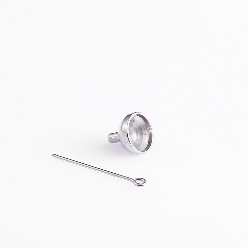 RIR 5 pièces en vrac en acier inoxydable Mini entonnoir Kit de remplissage pour crémation urne bijoux collier mettre des cendres plus facilement