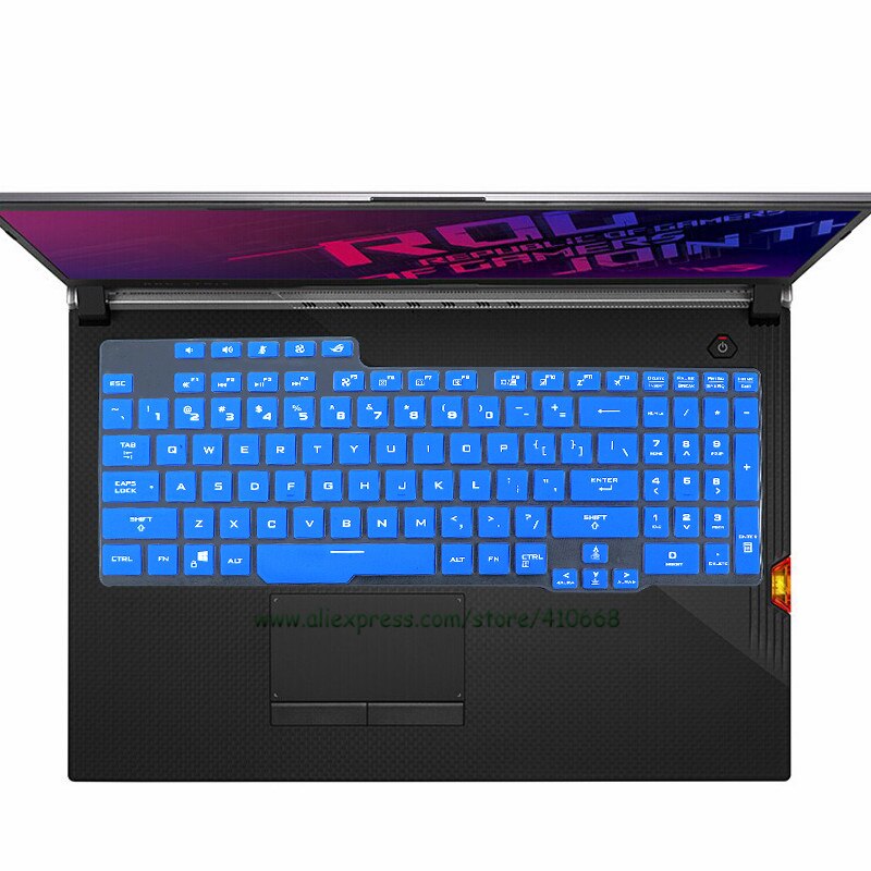 For ASUS ROG Strix G G731GV G731GW G731GT G731GU G 731 GW GT GU 17.3 inch Gaming Laptop Keyboard Cover Skin Protector guard: Blue