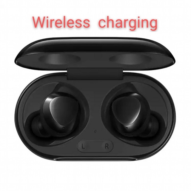 for Sam sung S10 All smart phones，R175 Buds + Plus TWS Bluetooth wireless earphones waterproof touch wireless charging Features: Black 02