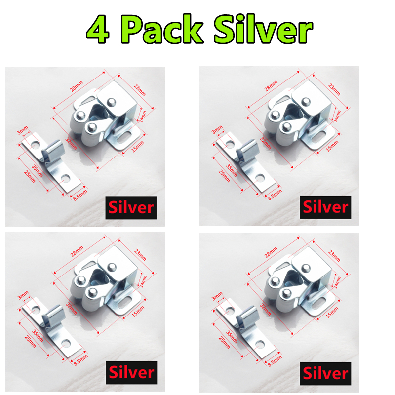 Cabinet Catches Magnet Door Stop, Closer, Stoppers, Damper, Buffer para Armário, Hardware, Móveis, Acessórios, Acessórios, Novo, 10-1Pack: Branco