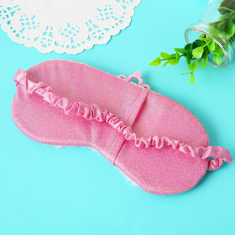 1pc ugglor tecknad sovmask ögonskugga täckplåster för flicka barn tonåring ögonbindel resor smink ögonvårdsverktyg natttillbehör