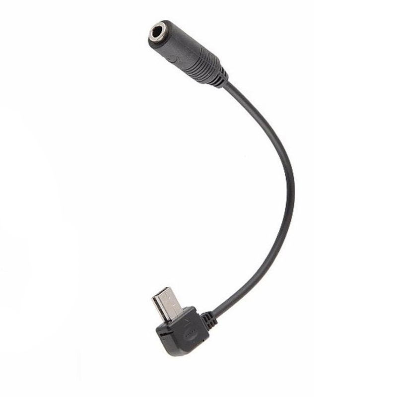 Adaptador de micrófono JINSERTA Gopro Mini USB a 3,5mm, adaptador de micrófono para transferencia de datos para Gopro Hero 4 3 + 3 2 1 para cámara deportiva