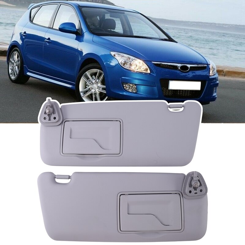 Car Interior Sun Visor Shield Shade Board Gray LH Grandado