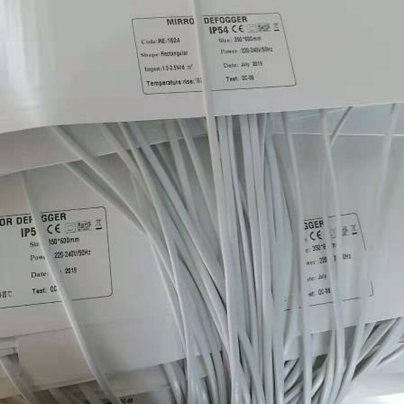 Mirrors Heating Pad, Mirror Defogger Pad,Bathroom Heater Mat LED Mirror Heating Film Systems Supply for Home and Hotels