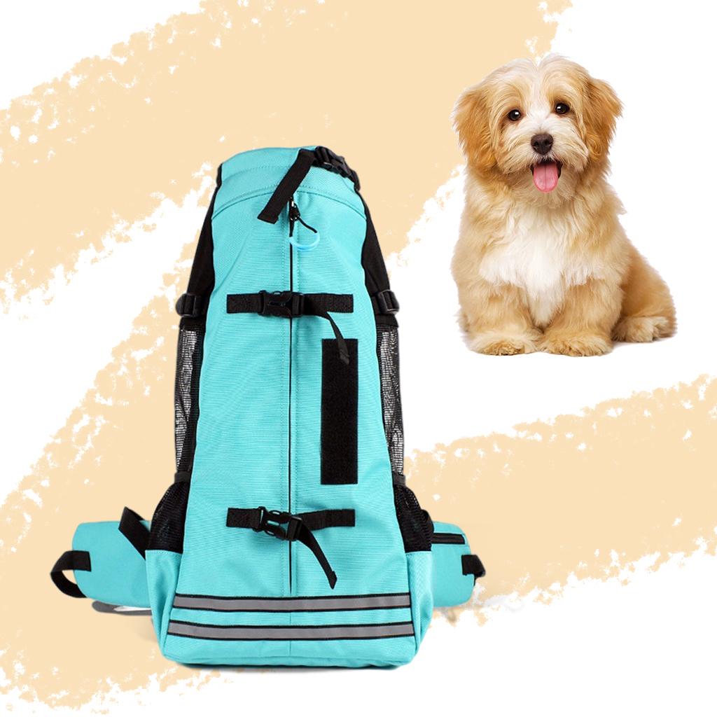 Medium Dog Carrier Backpack Pet Carrier , Breathable Corgi Travel Bag for Walking Hiking Bike Motorcycle