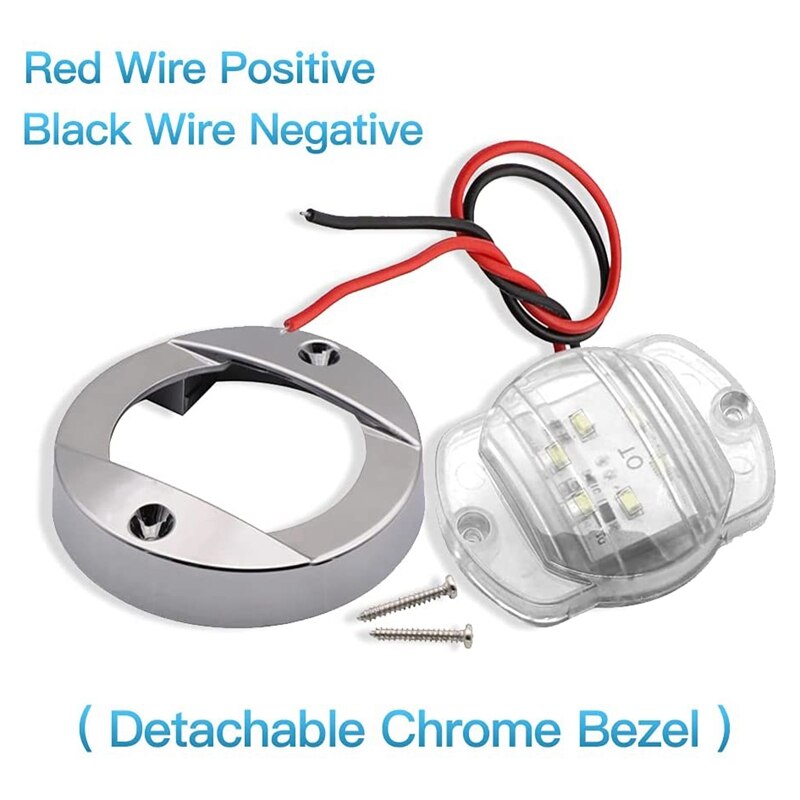 Marine Boat LED Lights Marine Courtesy Lights for Boating Kayak Dinghy Navigation Vessels Freighters Hovercrafts Fishing