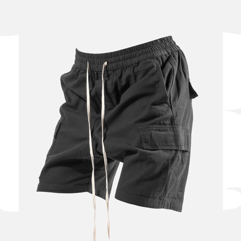 Heren katoenen shorts hardlopen joggen sport fitness bodybuilding joggingbroek heren workout training merk knielange korte broek