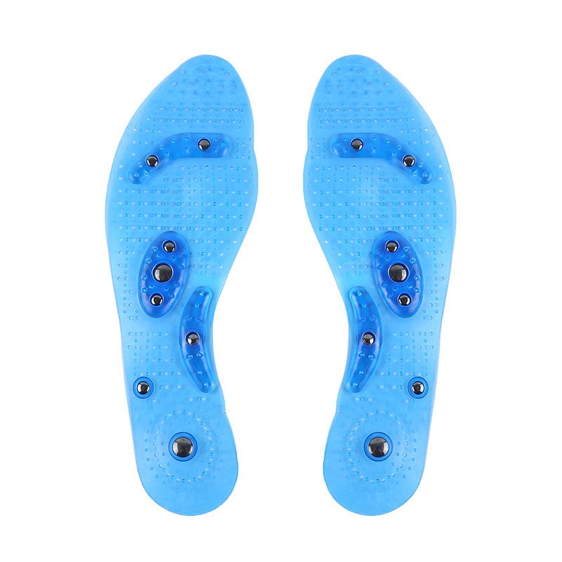 1 Pair Magnetic Massage Insoles Therapy Health for Men Women Foot Acupressure Insoles Foot Care Insert