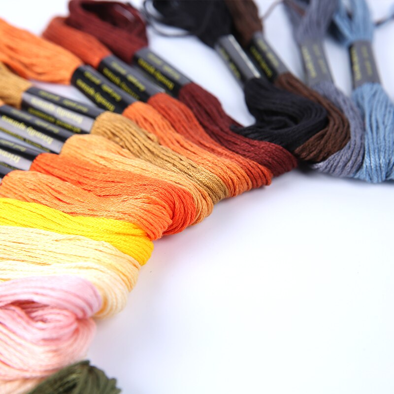 24/36/50 Colors Embroidery thread floss threads Handmade DIY Embroidery Thread Floss Kit DIY Sewing Tools LYQ