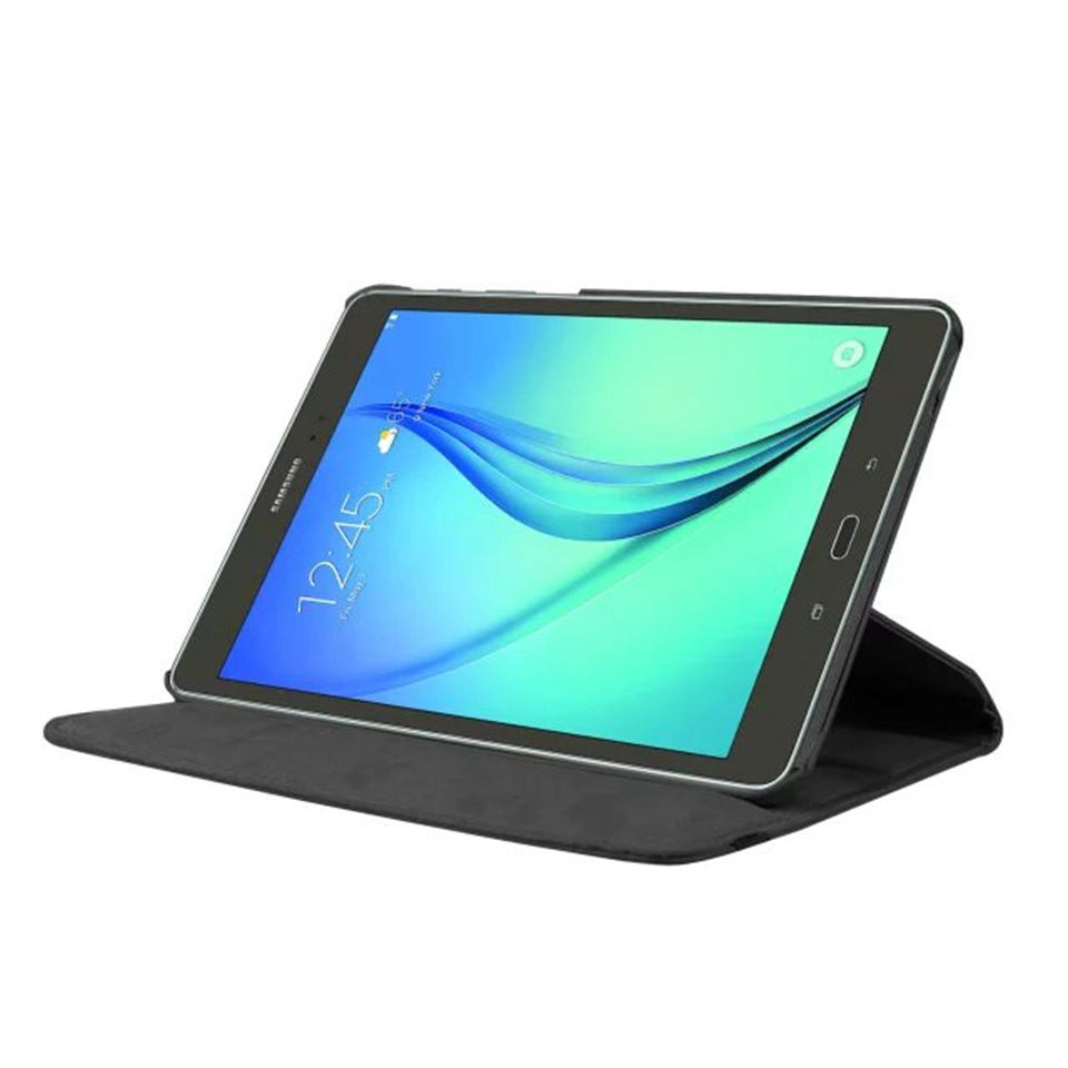För samsung galaxy tab  s2 8.0 tums fodral  t710 t713 t715 t719 sm-t710 sm-t715 surfplatta skal 360 roterande fäste flip läder skal