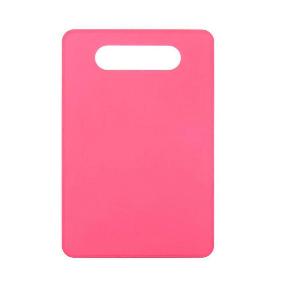 Board Non-slip Chopping Block Kitchen Solid Color Cutting Plate Cooking Tool: Red
